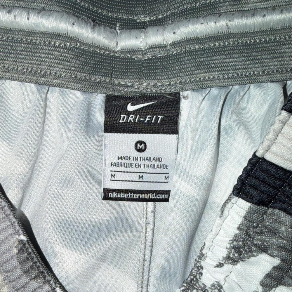 Nike Men's Athletic Camo Shorts - Black and Gray - Picture 3 of 4